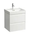 Laufen Meda - Umývadlová skrinka, 53x45x52 cm, 2 zásuvky, biela H4215620112601