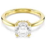 Swarovski Pozlátený koktailový prsteň Stilla 572333 60 mm