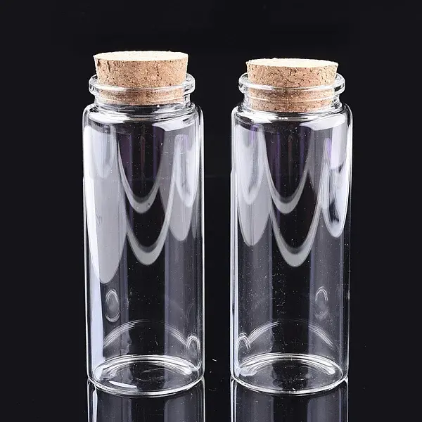 Glass Jar Glass Bottles Bead Containers