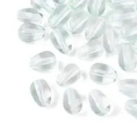 Baking Painted Transparent Glass Beads