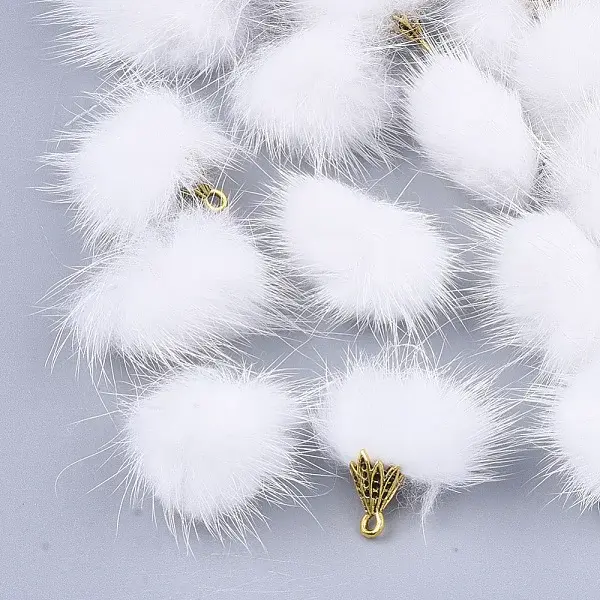 Faux Mink Fur Tassel Pendant Decorations