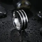 201 Stainless Steel Enamel Finger Rings for Men