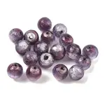 Handmade Silver Foil Glass Beads