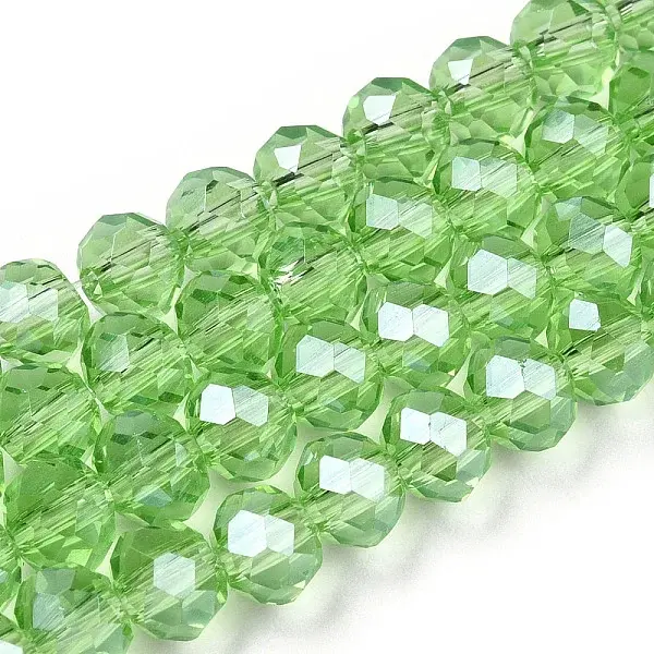 Electroplate Glass Beads Strands