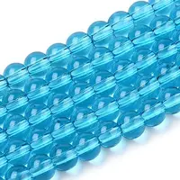 Transparent Glass Beads Strands
