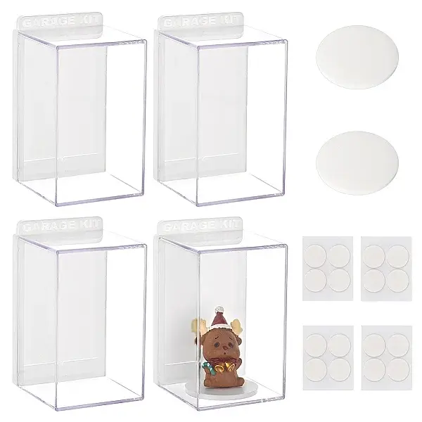 Transparent Acrylic Toys Action Figures Display Boxs