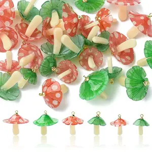 10Pcs 2 Colors Plastic Pendants