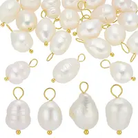 20Pcs Natural Cultured Freshwater Pearl Rice Pendants