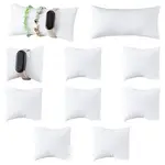 10Pcs 2 Styles Leather & Velvet Pillow Jewelry Bracelet Watch Displays