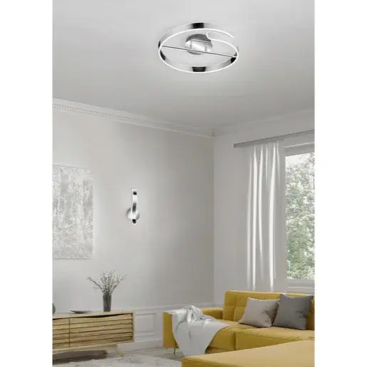 LED nástenné svietidlo Reality Parma chróm R27071106
