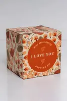 Sada na pestovanie kvetov RESETEA Say it with Flowers Growing Kit 8,8 x 8,8 x 8,8 cm