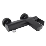 Vaňová batéria SAT B-Way bez sprchového setu 150 mm čierna matná SATBSBW222