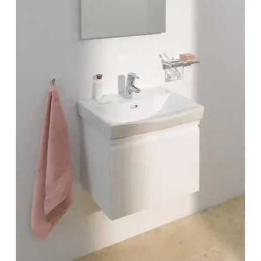 Kúpeľňová skrinka pod umývadlo Laufen Pro Nordic 55x37x39 cm biela 8303.7.095.463.1