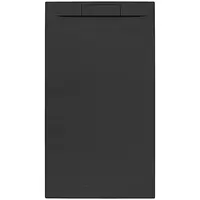 Sprchová vanička obdĺžniková SAT Fusion 140x80 cm liaty mramor Grafito SATFU14080G