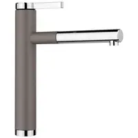 Blanco LINEE S drezová batéria s vyťahovacou sprškou šedá vulkán/chróm 526956