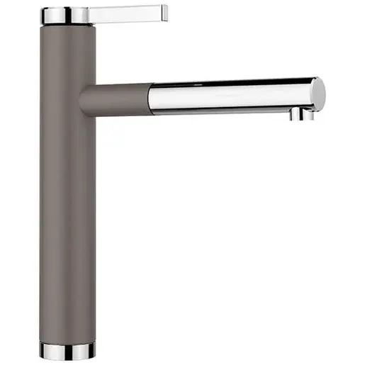 Blanco LINEE S drezová batéria s vyťahovacou sprškou šedá vulkán/chróm 526956