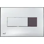 Ovládacie tlačidlo Alca plast chróm lesk M371SB