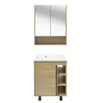 Kúpeľňová sústava s umývadlom a a zrkadlovú skriňu Naturel Lucca 59x70x45 cm dub mat LUCCASET60D