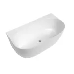 Voľne stojaca vaňa SAT Agnes 158x86 cm liaty mramor ľavá aj pravá SATAG1580W0