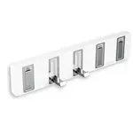 Háčik Novaservis Yacore biela/chróm 65543.4