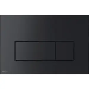 Ovládacie tlačidlo Alca plast čierna mat M578