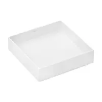 Hansgrohe Xuniva Evo E umývadlo 40x40 cm bílá matná mat bez otvoru pre batériu, bez prepadu 60324700