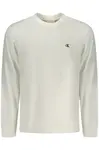CALVIN KLEIN MEN&#39;S LONG-SLEEVE T-SHIRT WHITE