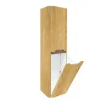 Kúpeľňová skrinka vysoká s košom na bielizeň SAT Fusion 40x149x33 cm dub medový mat SATFUSIONV40DMK