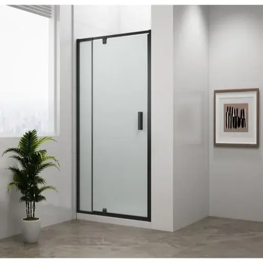 Sprchové dvere 76-90 cm Polysan Easy Black EL1638B