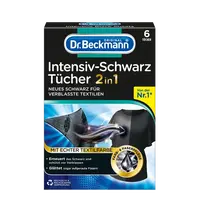 Dr. Beckmann ubrousky do praní Intenzivní černá 2v1 6 ks