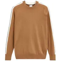 CELIO VERITAS Pánsky sveter, hnedá, veľkosť