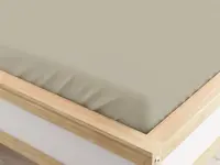 Napínací prostěradlo z mikrovlákna pískové 90 x 200 cm