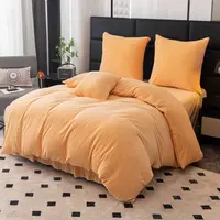 Mikroplyšové obliečky FUZZA marhuľkové Rozmer obliečky: 70 x 90 cm | 140 x 200 cm