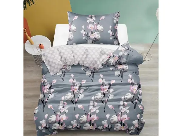 Bavlnené obliečky FLORISIMO sivé Rozmer obliečky: 70 x 90 cm | 140 x 200 cm