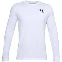 Under Armour SPORTSTYLE LEFT CHEST Pánské triko, bílá, velikost S