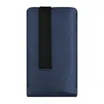 Univerzální pouzdro FIXED Lucca se zavíracím popruhem pro telefony do 6,3", tmavě modrá