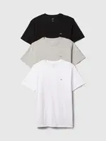 GAP Pánské V-FRCH EVERYDAY SOFT MICRO LOGO CREW - 3 PACK 542268-00 Velikost: XL