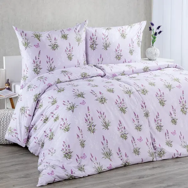 Ložní povlečení z mikrovlákna LEVANDULE jednolůžko