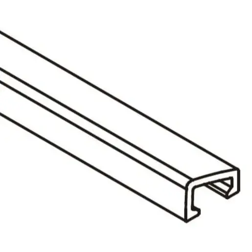 Náhradný diel spodná lišta k SAT SK čierna NDSATSK11C
