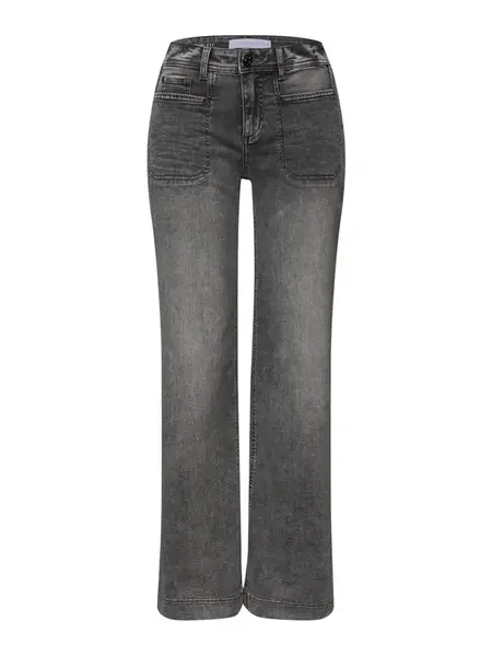 STREET ONE Džínsy  tmavosivá