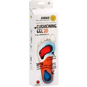 Sidas CUSHIONING GEL 3D Gelové vložky do bot, modrá, velikost 35-36