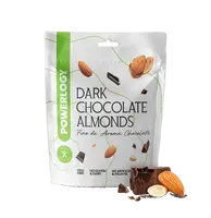 POWERLOGY Dark Chocolate Almonds 100 g