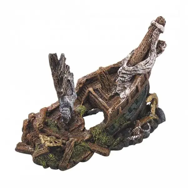 Ebi Dekorace do akvária Vrak lodi L 22x11x15,5cm