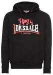 LONSDALE Mikina  červená / čierna / biela