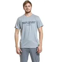 Meatfly pánské tričko Tomas Never Too Old Grey | Šedá | Velikost S | 100% bavlna