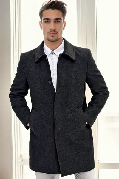 PLT9365 DEWBERRY MEN'S COAT-ANTHRACITE