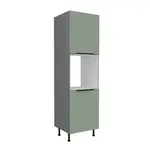 Vysoká skříňka pro vestavnou troubu Aria ANT 60 DP-210 2F Barva korpusu: Antracit, Barva dvířek: SA - Aquamarine AFM