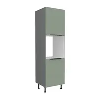 Vysoká skříňka pro vestavnou troubu Aria ANT 60 DP-210 2F Barva korpusu: Antracit, Barva dvířek: SA - Aquamarine AFM