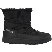 VIKING BY NORWAY SNOWFLAKE WARM WP SL Dětská zimní obuv, černá, velikost