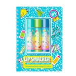 Lip Smacker Spiral Notebook Trio Lip Balm (Blue) dárkové balení amerických balzámů na rty